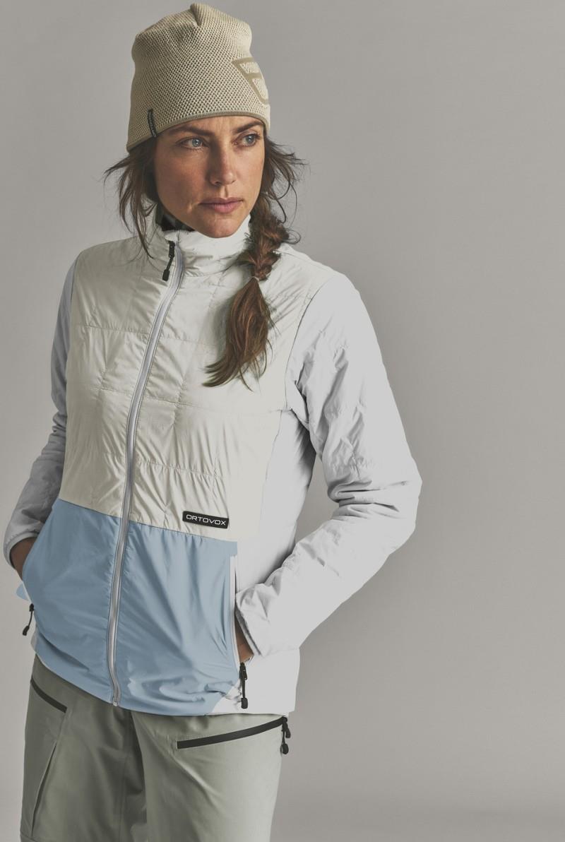 Ortler Metawool 60 Rev Jacket - Womens - white tea 1