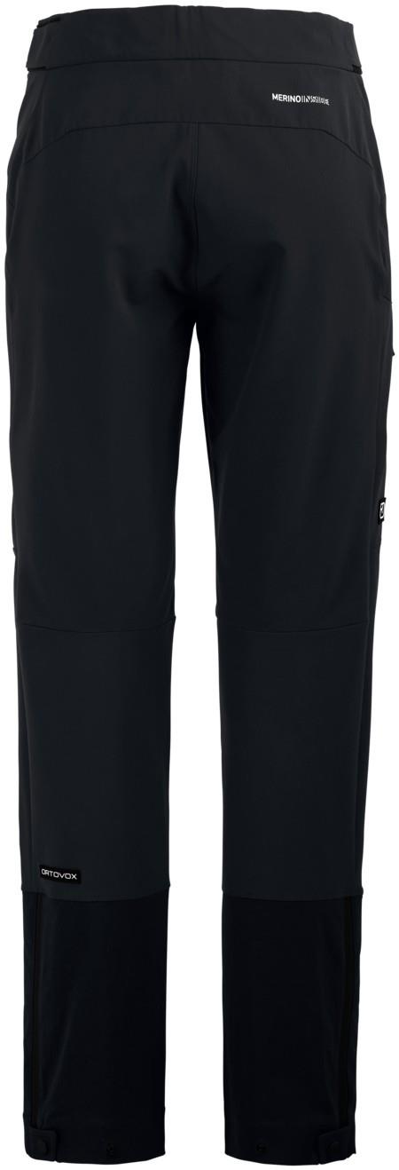 Ortler Softshell Pants, Long - Womens - black raven 1