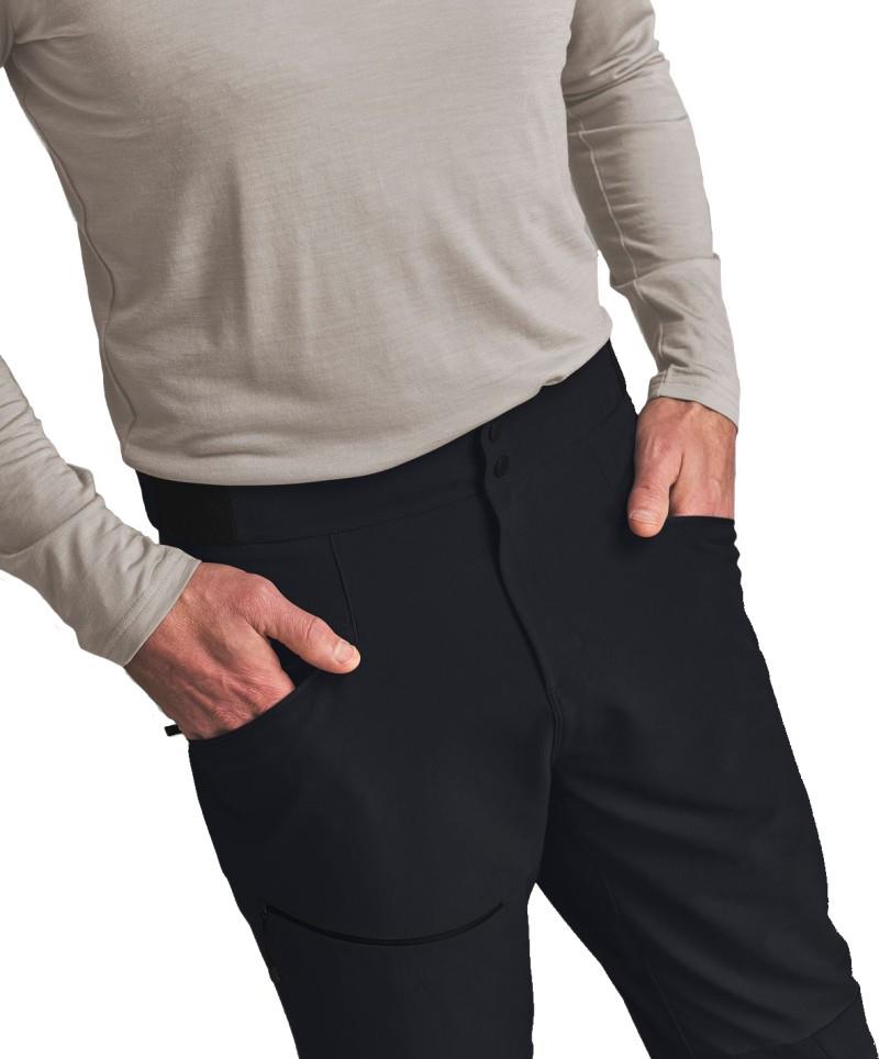 Ortler Softshell Pants, Reg - Mens - black raven 1
