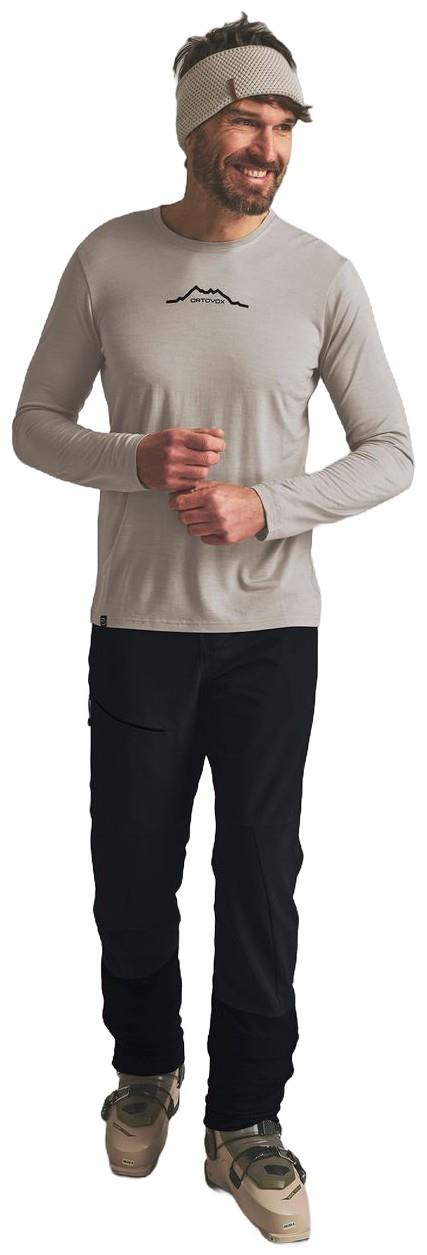 Ortler Softshell Pants, Reg - Mens - black raven 1