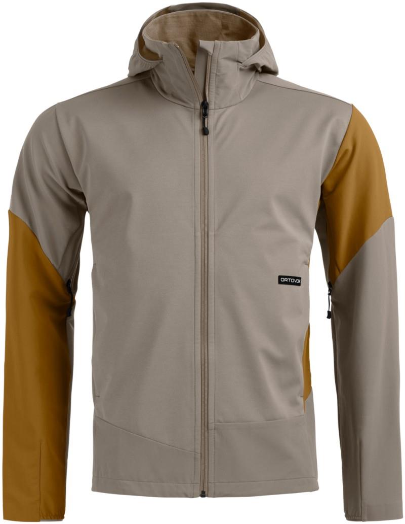Ortler Softshell Plus Jacket - Mens - dark linen 1
