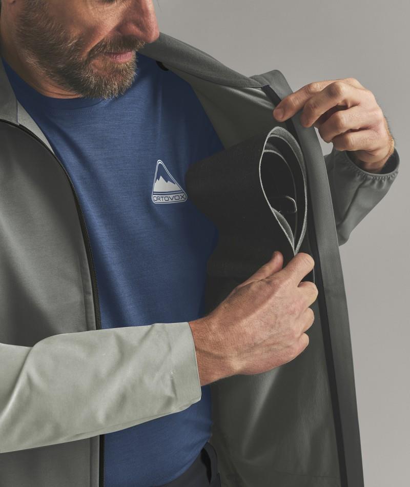 Ortler Softshell Plus Jacket - Mens - dark sage 1