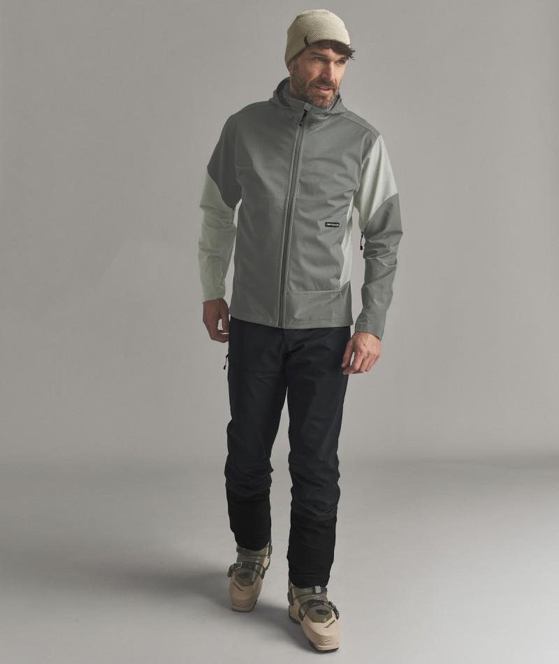 Ortler Softshell Plus Jacket - Mens - dark sage 1