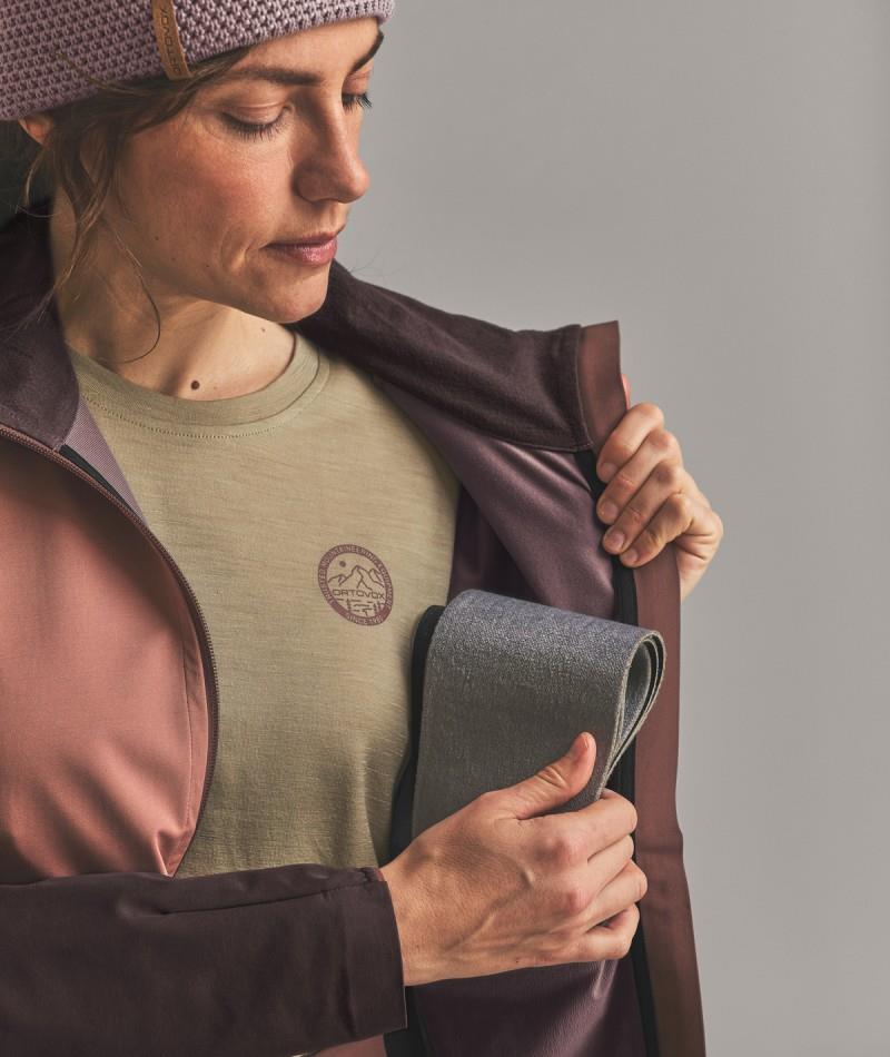 Ortler Softshell Plus Jacket - Womens - chestnut 1
