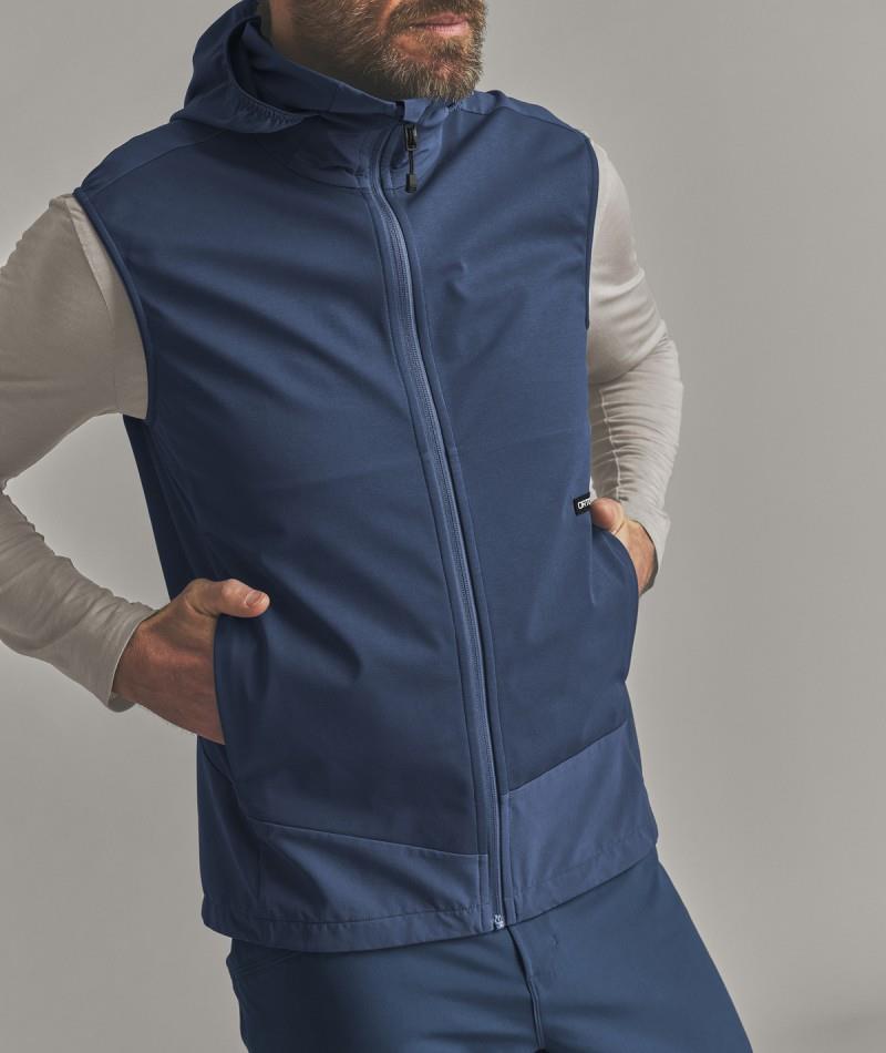 Ortler Softshell Plus Vest - Mens - blue nunatak 1