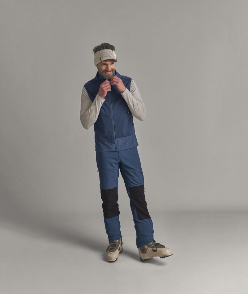 Ortler Softshell Plus Vest - Mens - blue nunatak 1