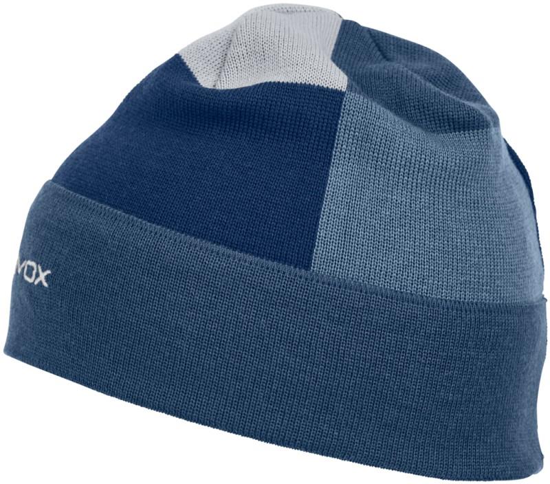 Patchwork Beanie - blue nunatak 1