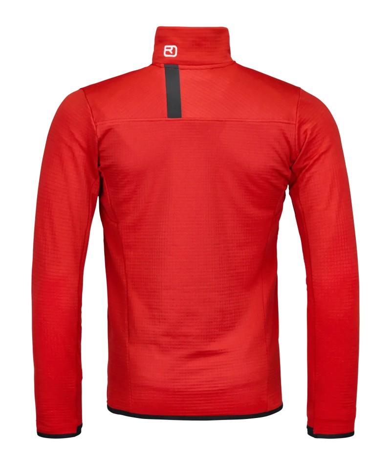 Rescue Fleece Grid Jacket - Mens - rescue red 1
