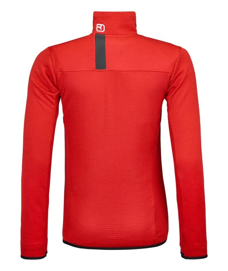 Rescue Fleece Grid Jacket - Womens - rescue red 1