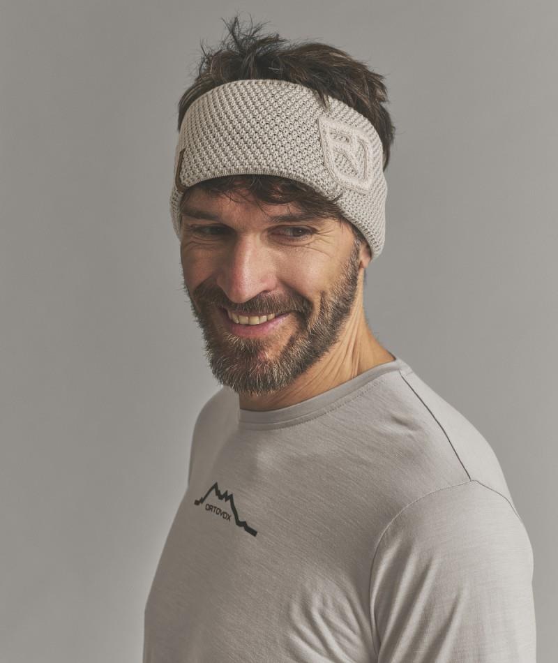 Rock`N`Wool Headband - dark linen 1