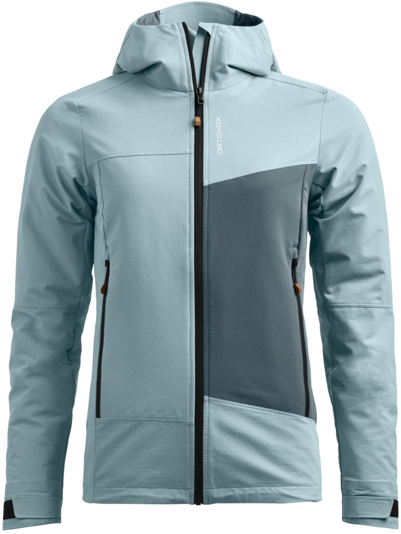 Seceda Softshell Jacket - Womens - glacier grey 1