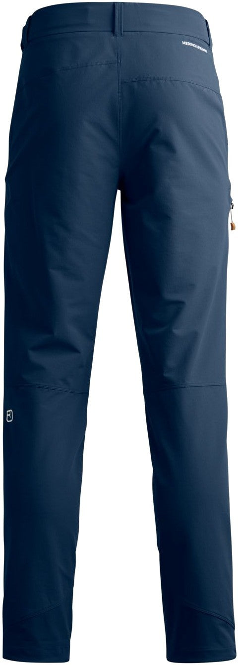 Seceda Softshell Pants, Reg - Mens - deep ocean 1