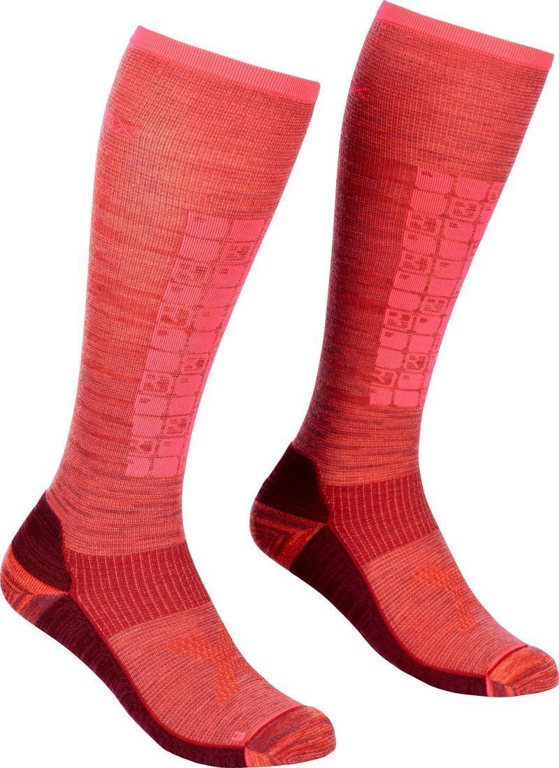 Ski Compression Long Socks - Womens - blush 1