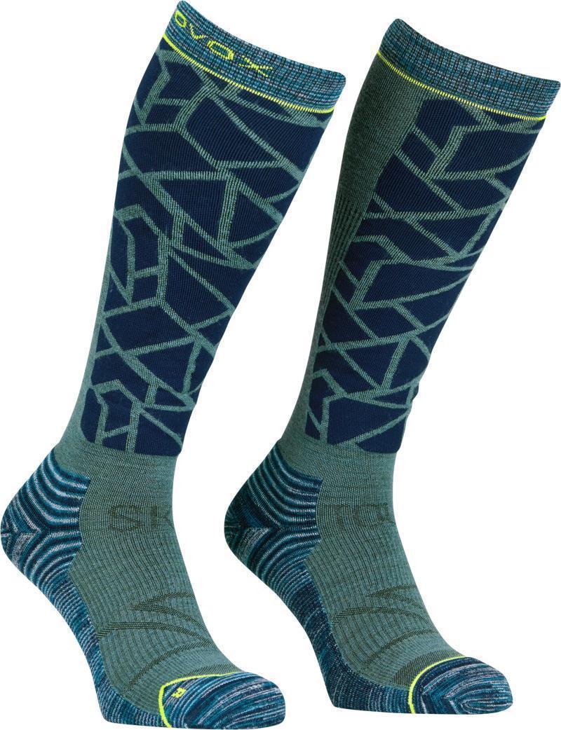 Ski Tour Comp Long Socks - Mens - Dark Pacific 1