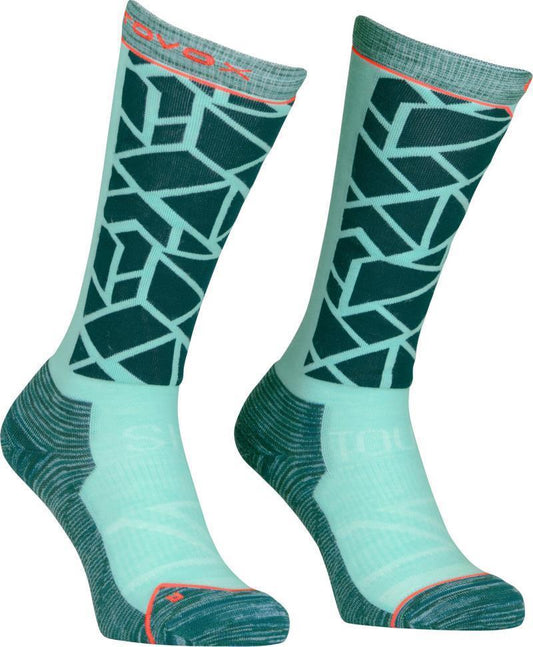 Ski Tour Comp Long Socks - Womens - Dark Pacific 1