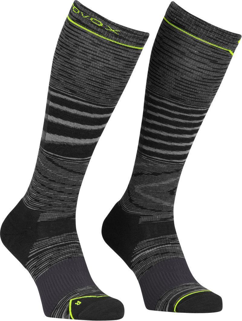 Ski Tour LT Comp Long Socks - Mens - Black Steel Blend 1