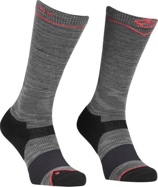 Ski Tour LT Comp Long Socks - Womens - Iron Grey Blend 1