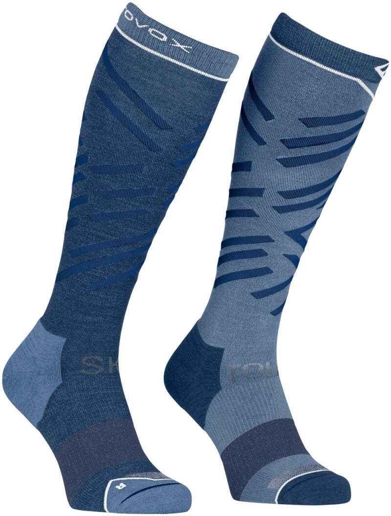 Ski Tour Long Socks - Mens - blue nunatak 1