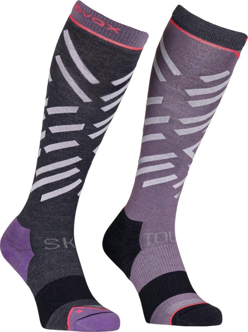 Ski Tour Long Socks - Womens - Black Raven 1