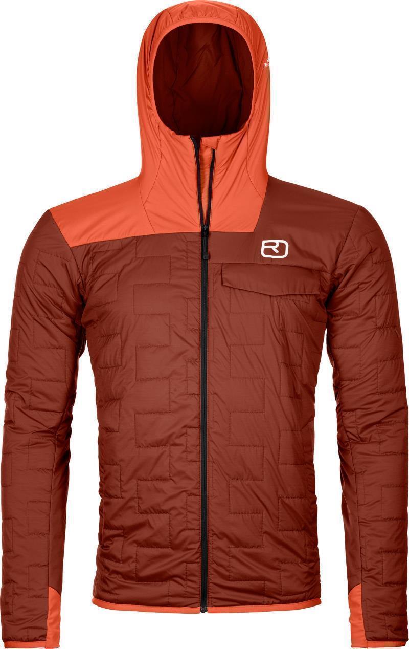 Swisswool Piz Badus Jacket - Mens - Clay Orange 1