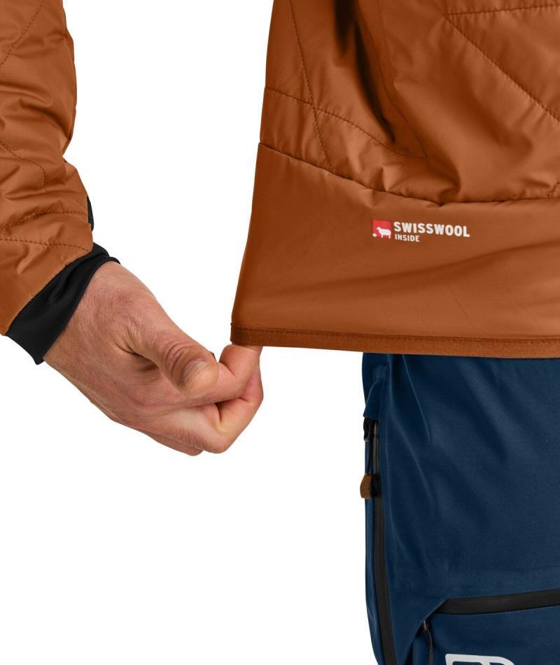 Swisswool Piz Boe Jacket - Mens - Bristle Brown 6