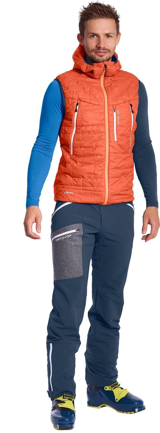 Swisswool Piz Boe Vest - Mens - Desert Orange 2