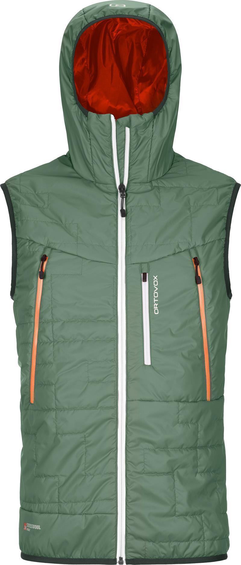 Swisswool Piz Boe Vest - Mens - Green Forest 1