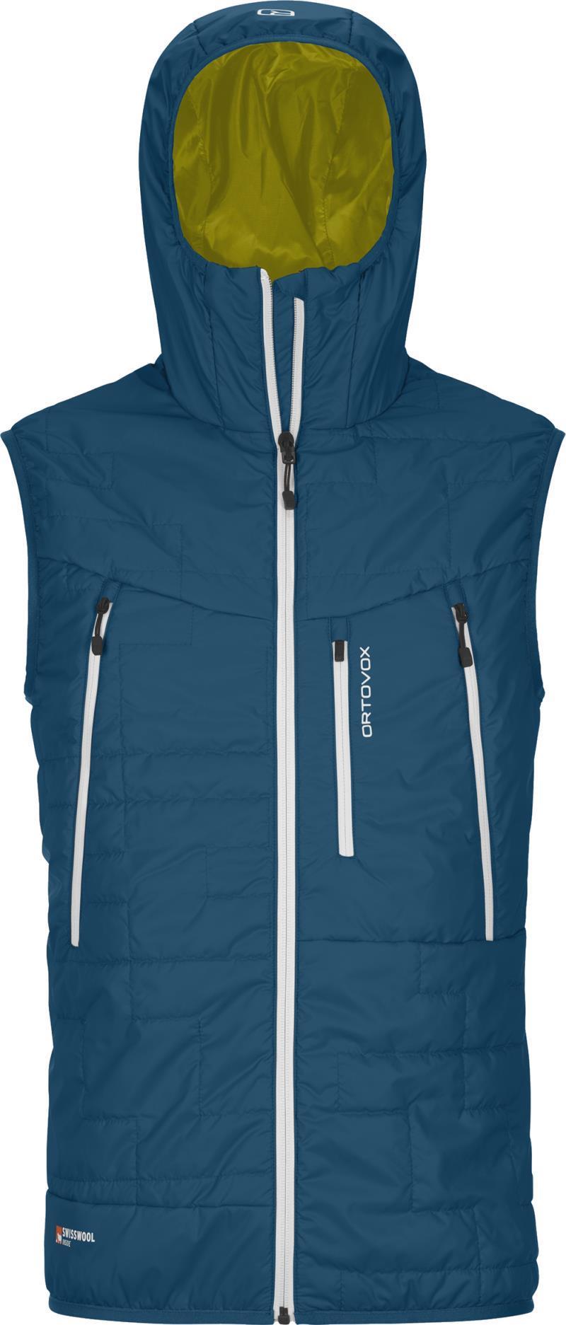 Swisswool Piz Boe Vest - Mens - Petrol Blue 1