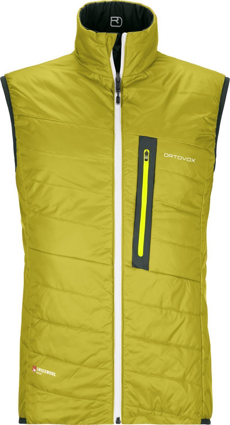 Swisswool Piz Cartas Vest - Mens - Green Pine 2