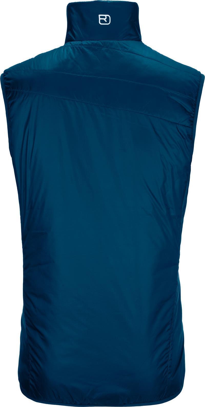 Swisswool Piz Cartas Vest - Mens - Petrol Blue 3