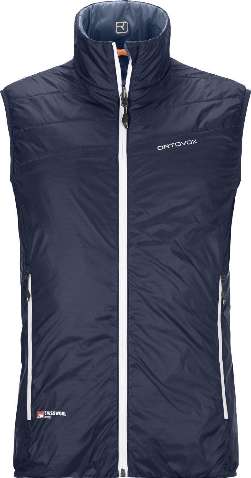 Swisswool Piz Cartas Vest - Mens - dark navy 1