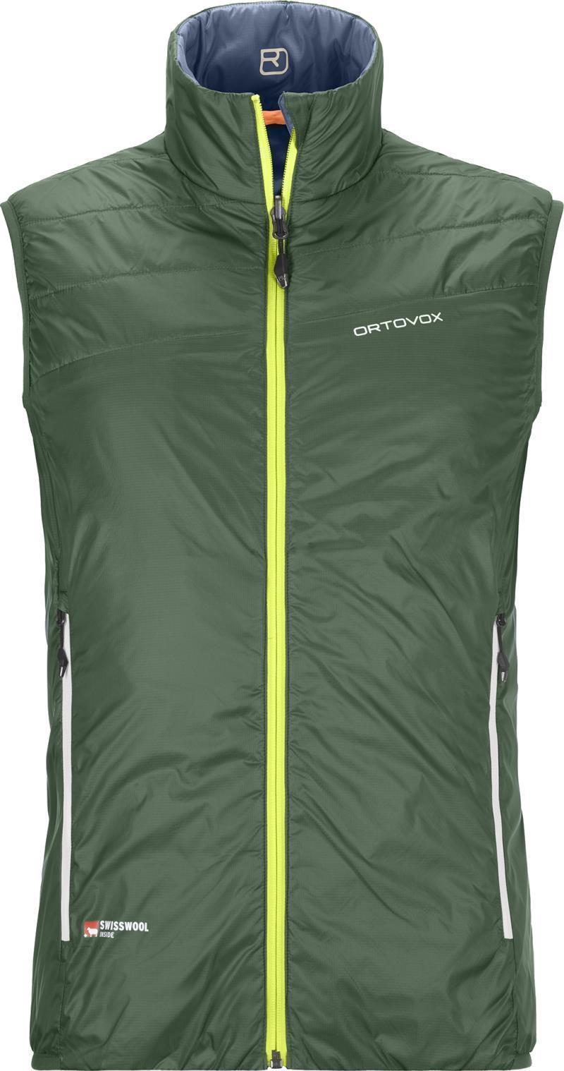 Swisswool Piz Cartas Vest - Mens - green forest 1
