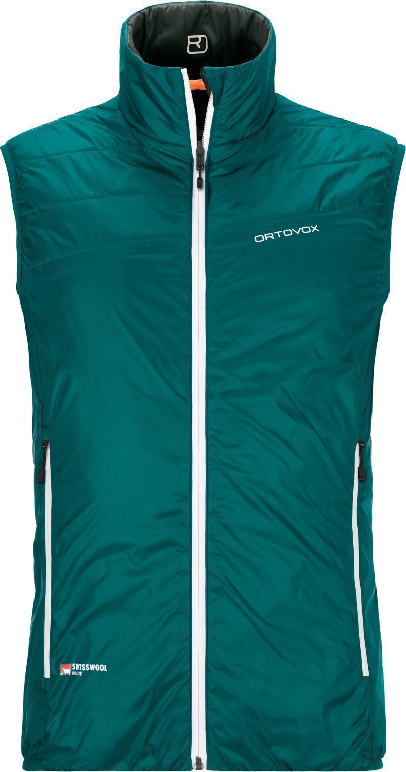 Swisswool Piz Cartas Vest - Mens - pacific green 1
