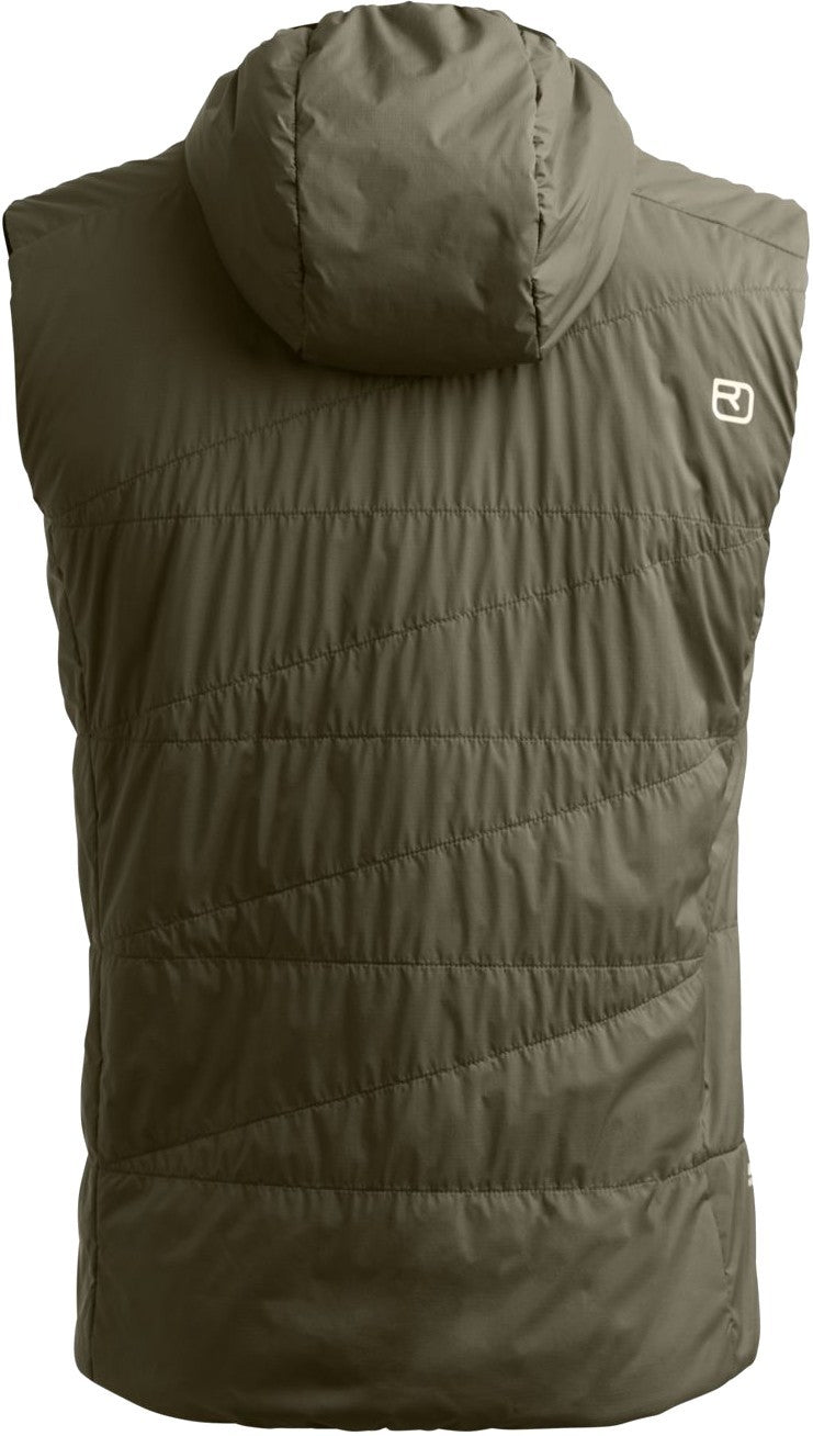 Swisswool Piz Duan Vest - Mens - dark wild herbs 1