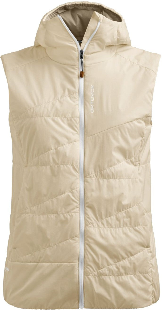 Swisswool Piz Duan Vest - Womens - white chalk 1