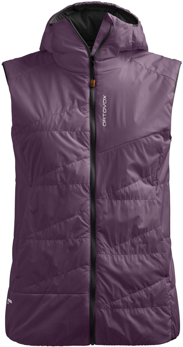Swisswool Piz Duan Vest - Womens - wild berry 1