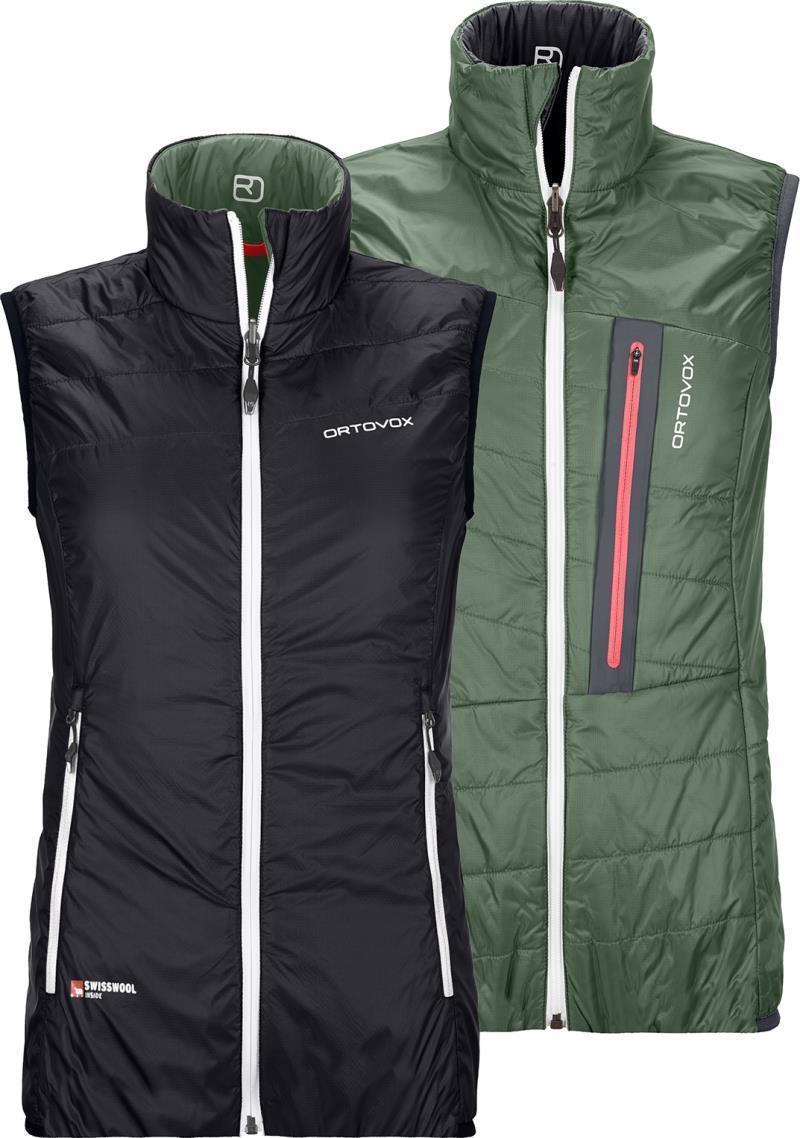Swisswool Piz Grisch Vest - Womens - Black Raven 2