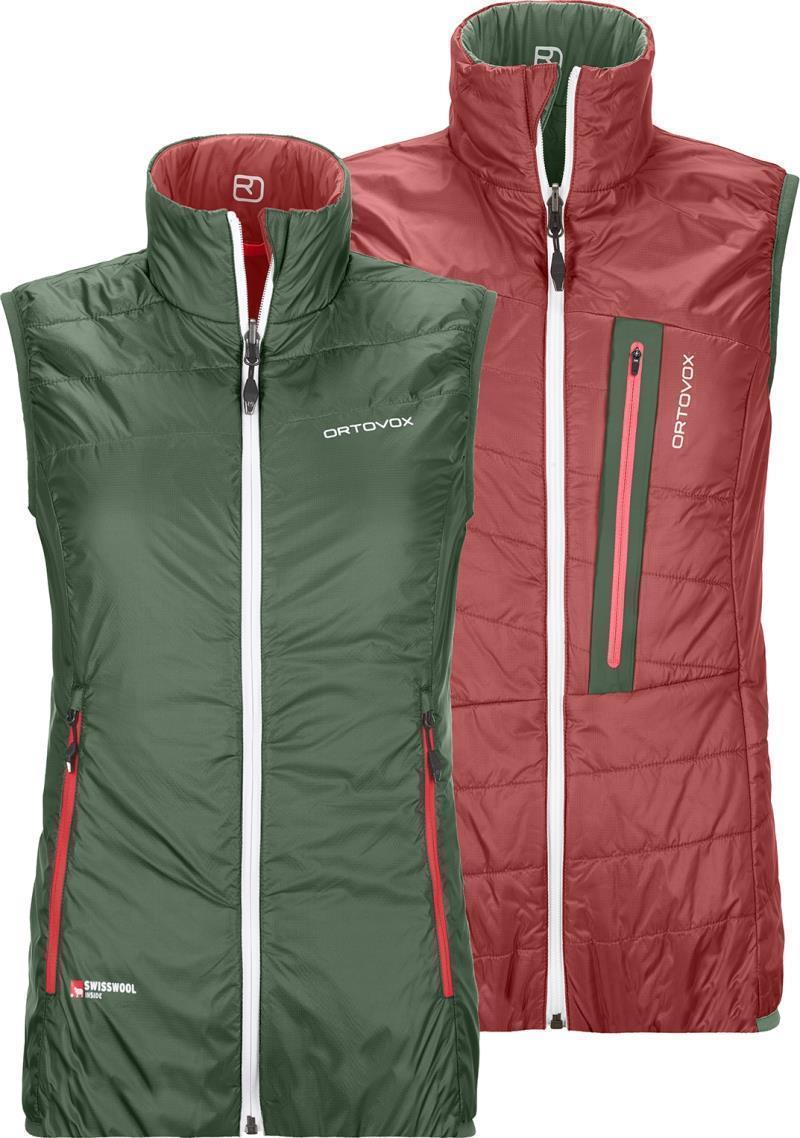 Swisswool Piz Grisch Vest - Womens - Green Forest 2