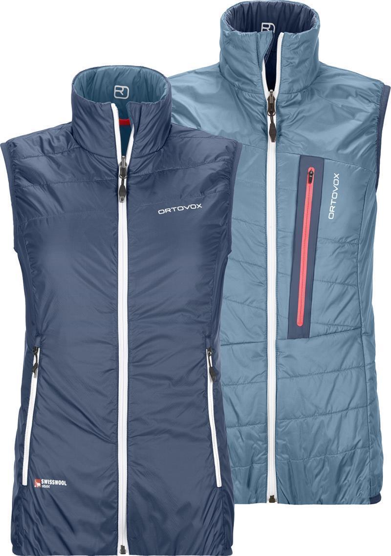 Swisswool Piz Grisch Vest - Womens - Night Blue 2