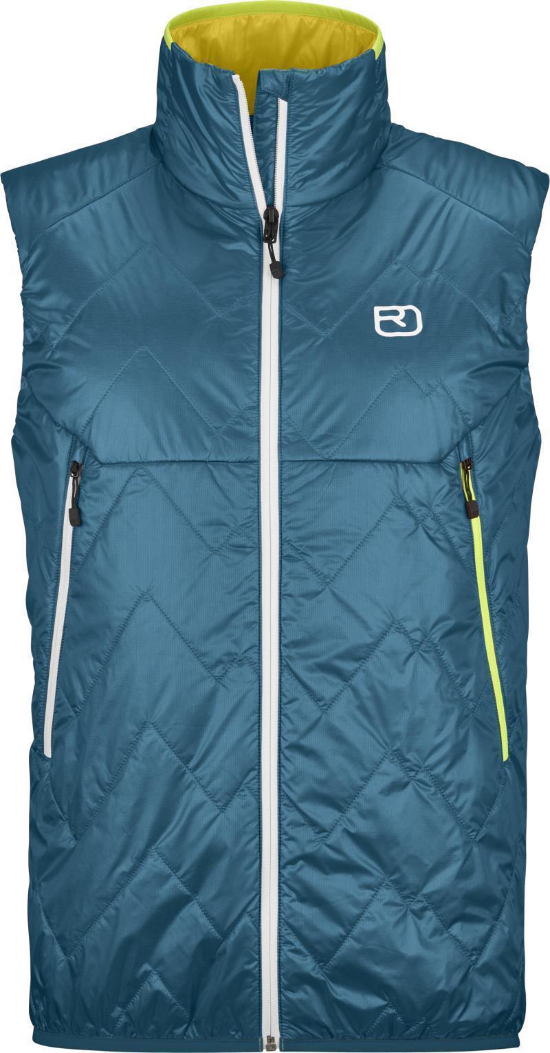 Swisswool Piz Vial Vest - Mens - Petrol Blue 1