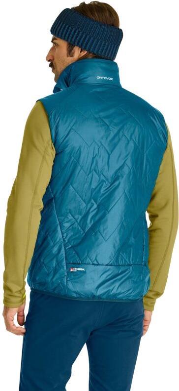 Swisswool Piz Vial Vest - Mens - Petrol Blue 3