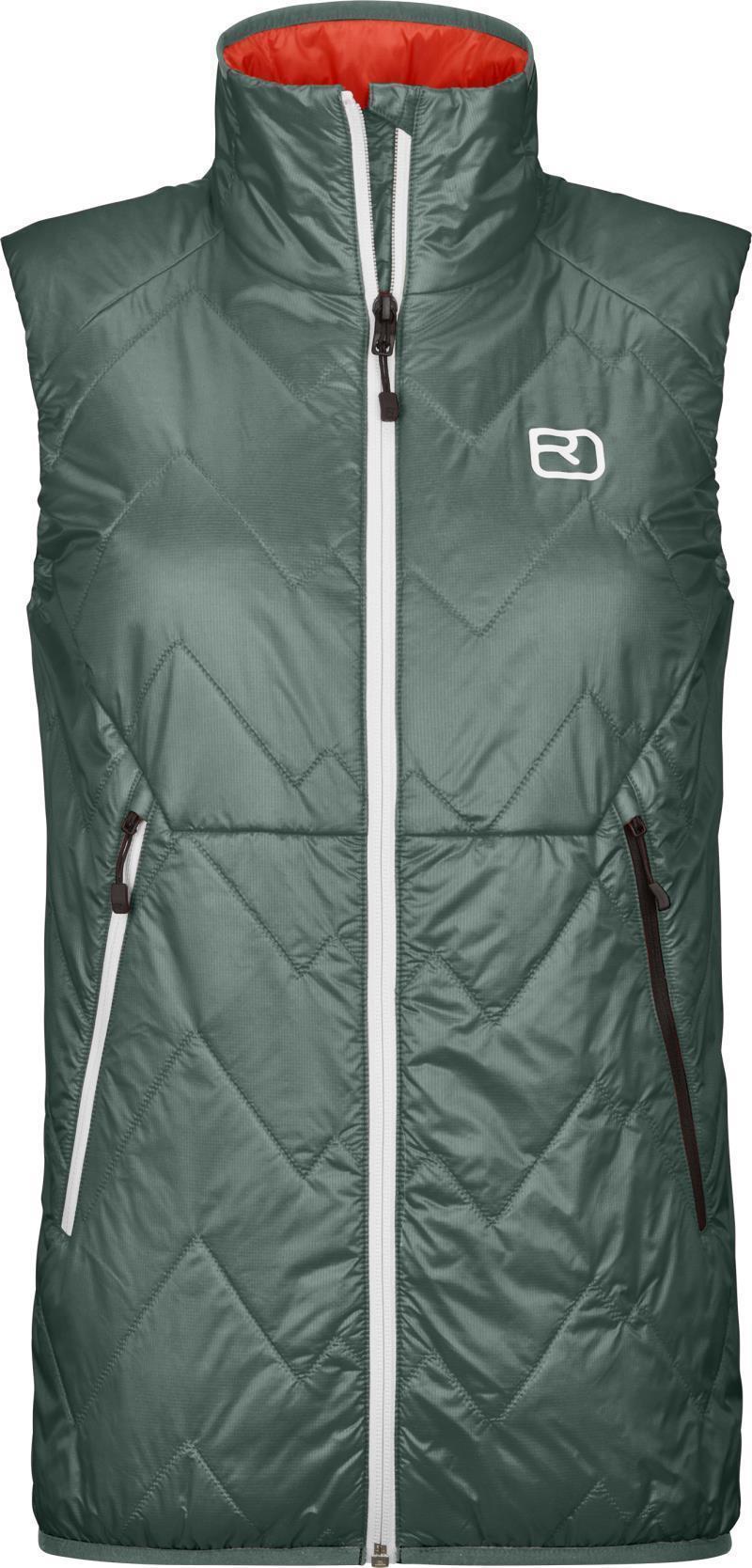 Swisswool Piz Vial Vest - Womens - Arctic Grey 1