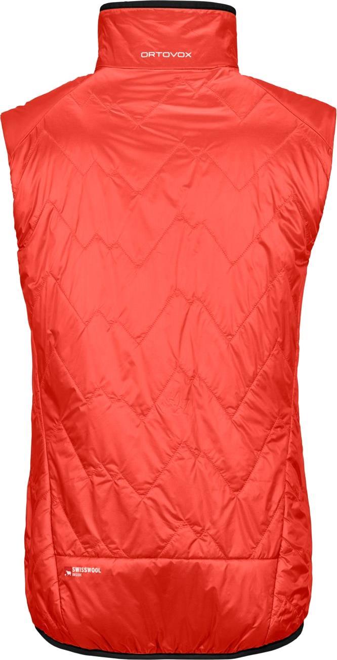 Swisswool Piz Vial Vest - Womens - Coral 2