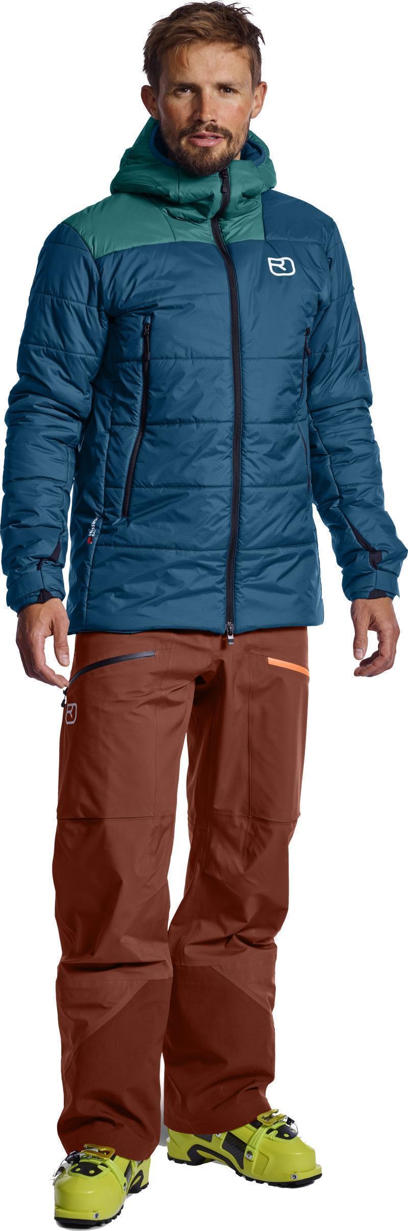 Swisswool Zinal Jacket - Mens - Petrol Blue 3