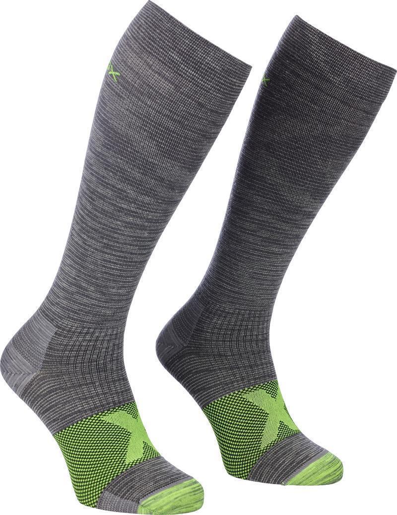 Tour Compression Long Socks - Mens - grey blend 1