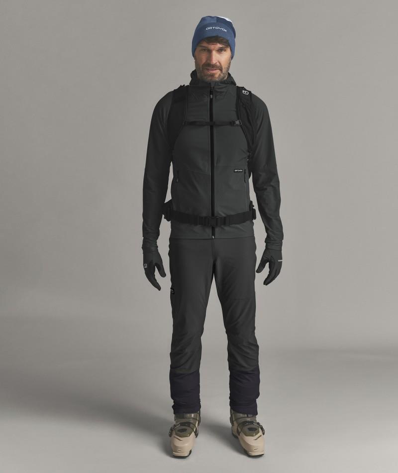 Venet Softshell Hooded Jacket - Mens - black raven 1