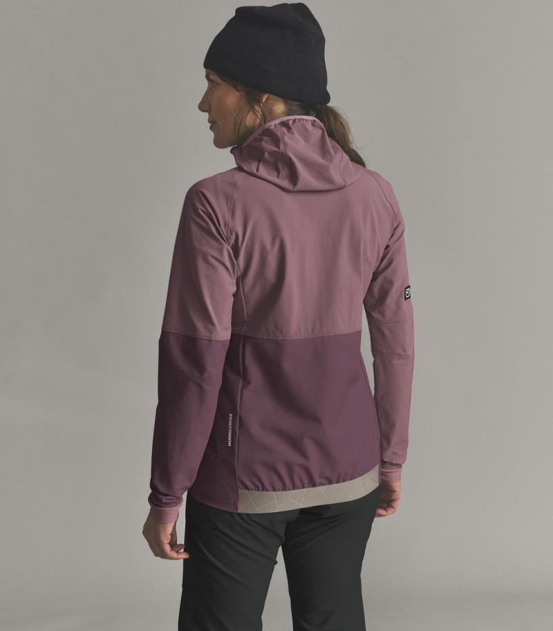 Venet Softshell Hooded Jacket - Womens - dusk rose 1