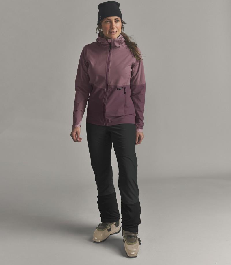 Venet Softshell Hooded Jacket - Womens - dusk rose 1