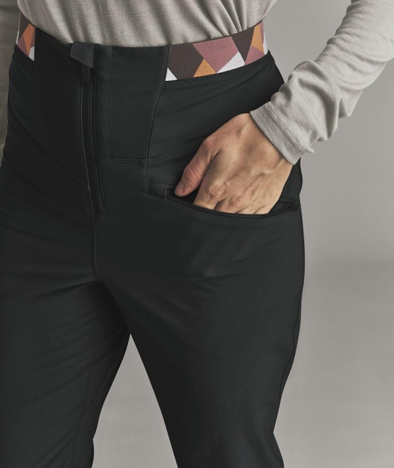 Venet Softshell Stretch Pants - Womens - black raven 1