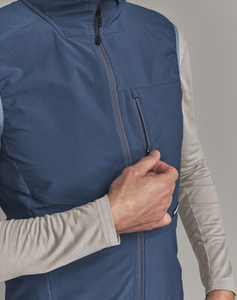 Venet Softshell Vest - Mens - blue nunatak 1